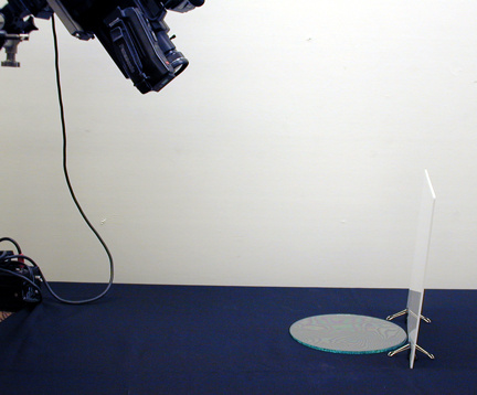 Camera, White Screen & Glass Plates