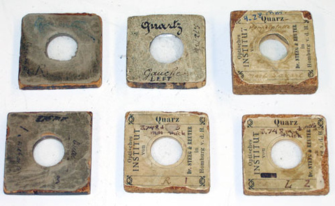 Mounted Quartz Samples