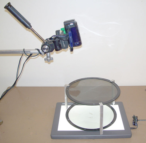 Stress on Plastic and Glass Setup