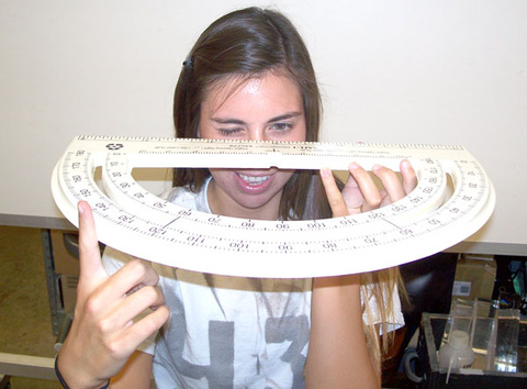 Student and Large Protractor