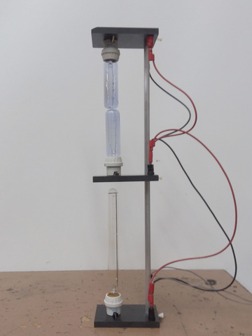 Reveal bulbs on top - regular incandescent bulb on the bottom