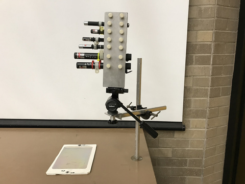 Array of 6 LED lasers.