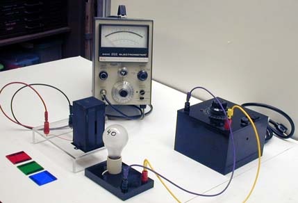Equipment for Photoelectric Effect Demo