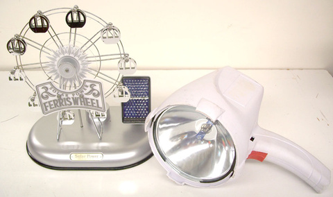 Equipment for Solar Cells and Motors Demo