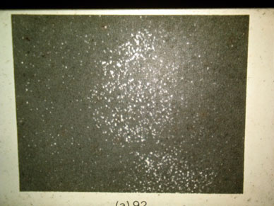 Blurry photo of woman's face