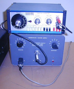 Equipment for Mu Wave Demo - Bragg Diffraction Planes