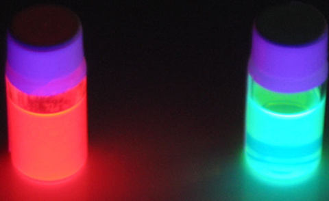 Neon Liquid in 2 Bottles