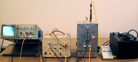 Franck Hertz apparatus