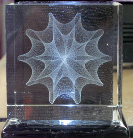 Calabi - Yau manifold Crystal 