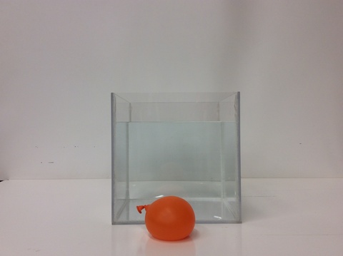 Balloon Outside Water Tank