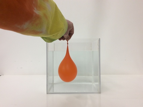 Balloon Pulled by Gravity