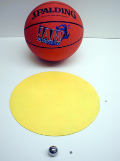 Basketball, Circle, Smaller Balls