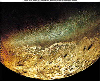 Triton - surface features