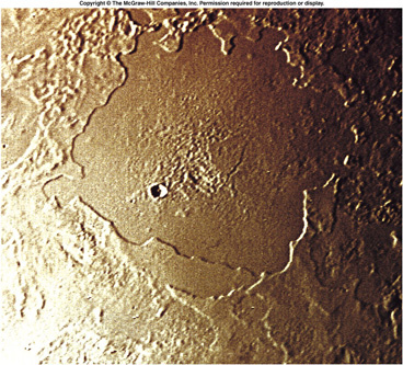 Triton - what appears to be frozen lakes