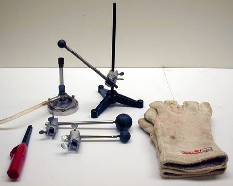 Equipment for Red Hot Ball - Planetary Temperatures Demo