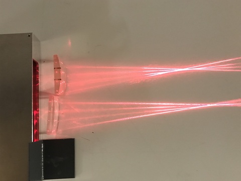 Parallel Lasers and Lenses Demo