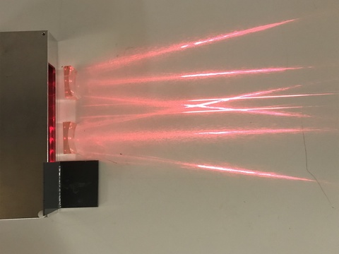 Parallel Lasers and Lenses Demo