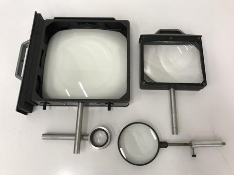 Magnifying Lenses Set up 
